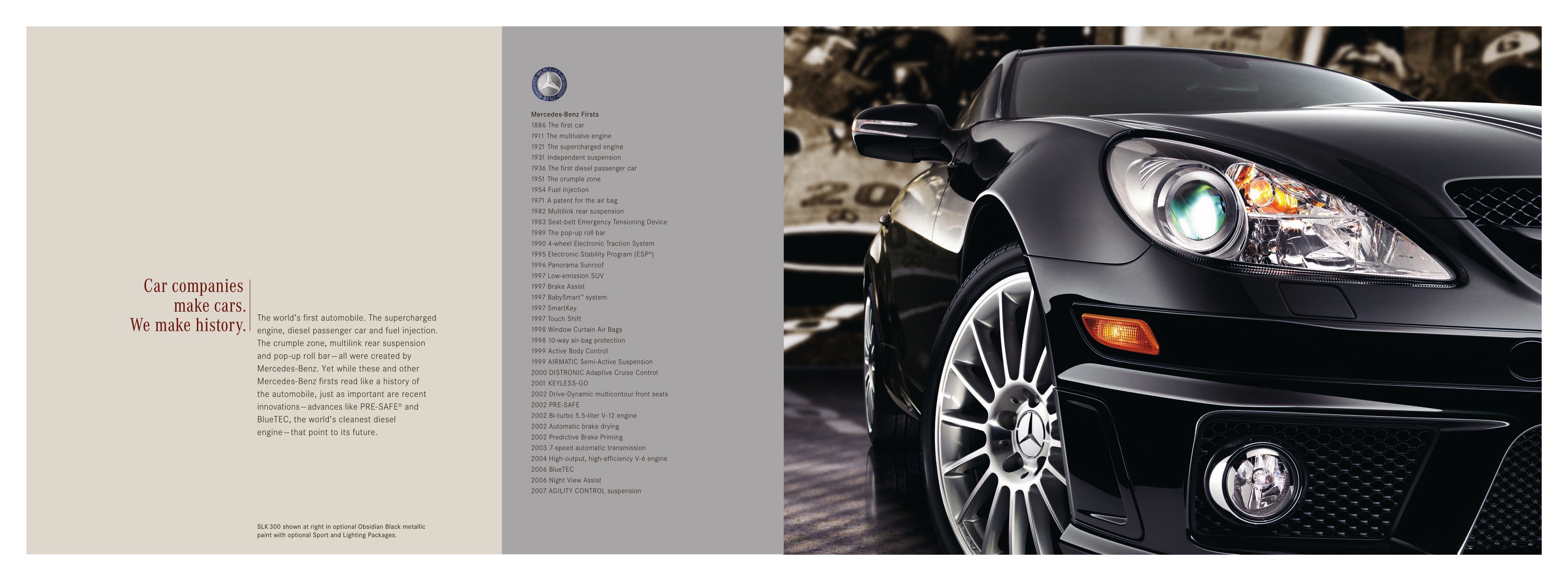 2009 Mercedes-Benz SLK Brochure Page 12